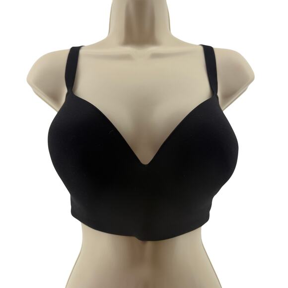 Soma Enbliss Wireless Bra Black  Soft T Shirt 38DD - Picture 1 of 5